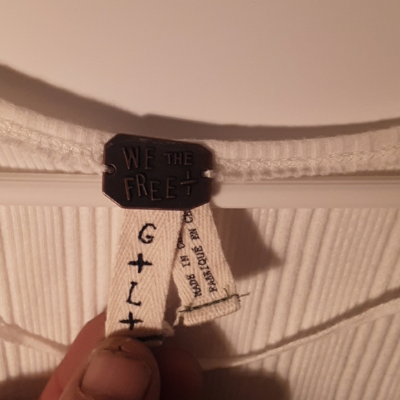 We the Free scoop longsleeve white shirt - Picture 4 of 8